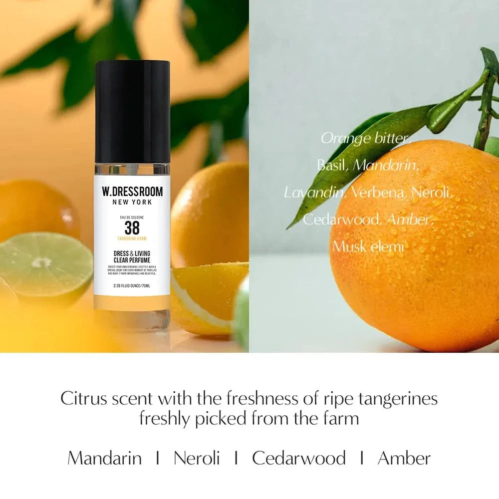 Dress Perfume No.38 Tangerine Farm Antibacterial Fabric Spray 2.36oz