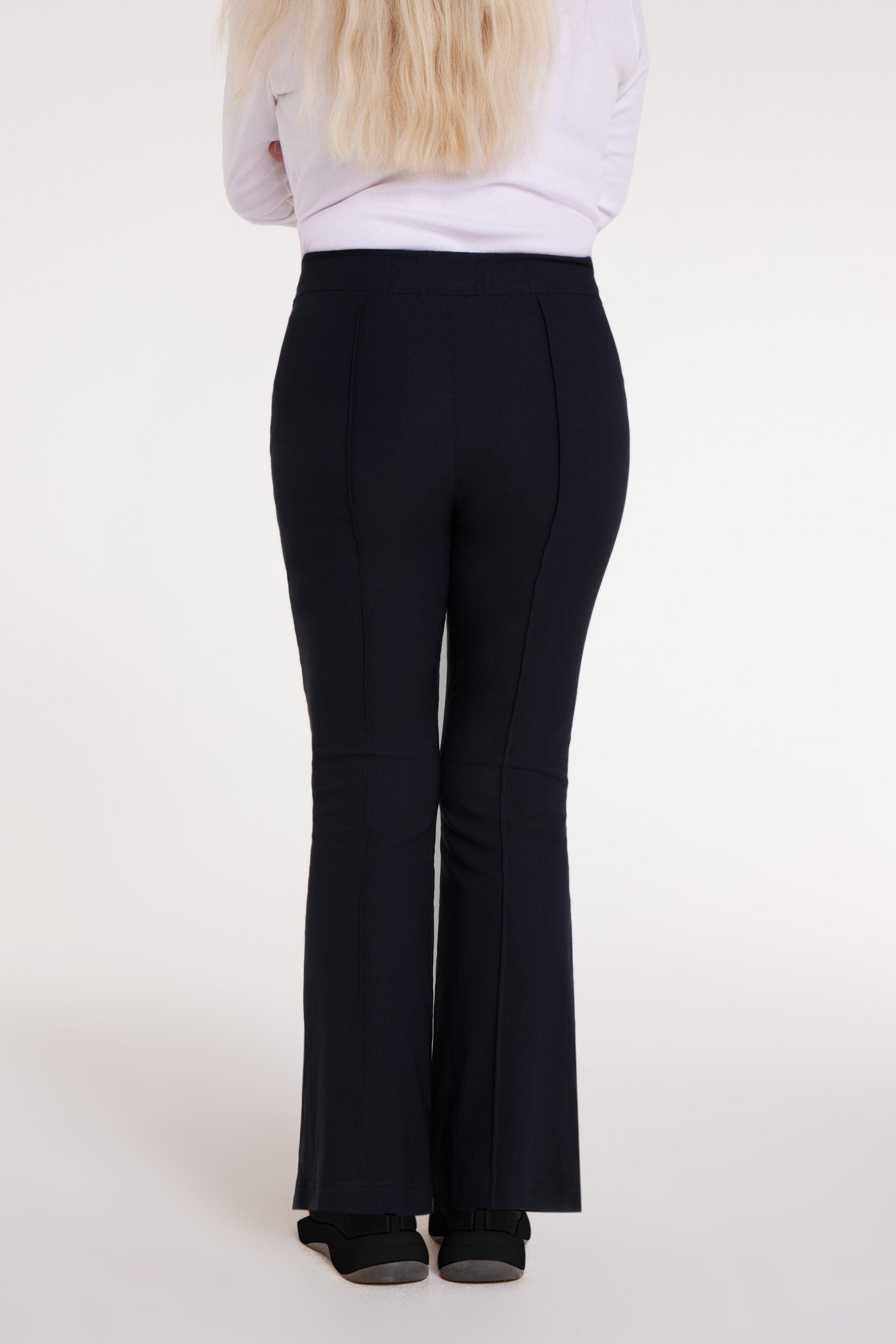 Carmen Velcro Magnetic Flare Pant in Black