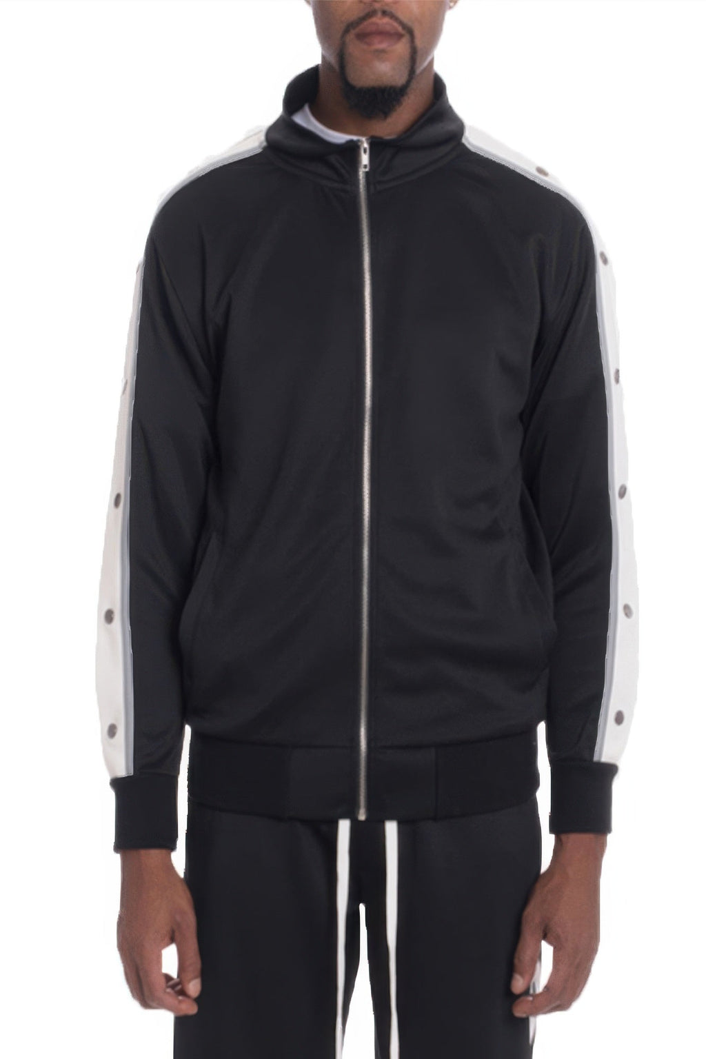 Snap Button Track Jacket