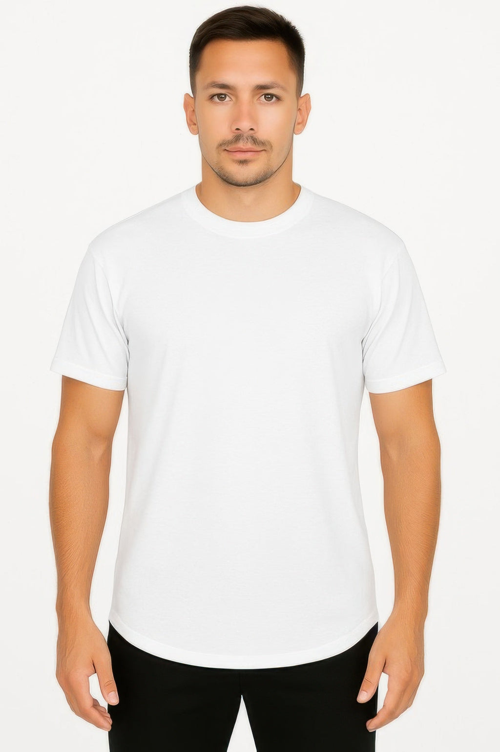Curved Athletic Sports T-shirt