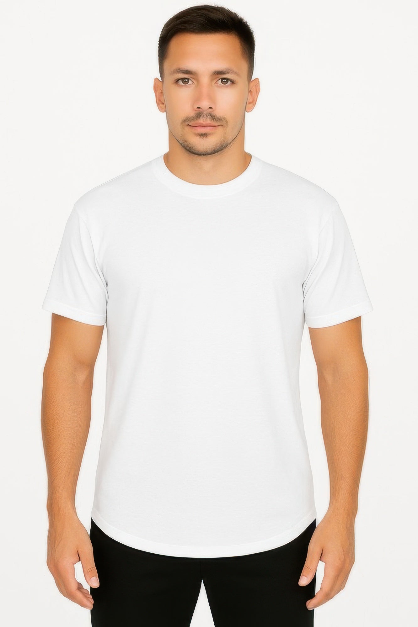 Curved Athletic Sports T-shirt