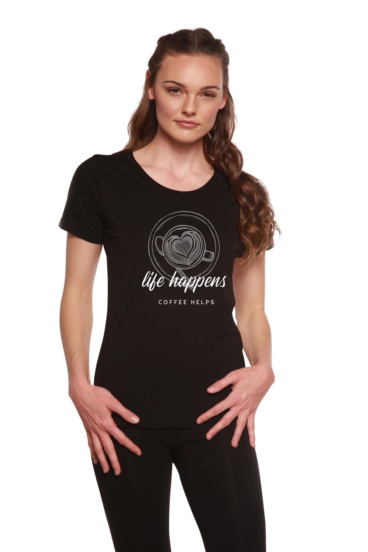Women's Bamboo Cotton Scoop Neck T-Shirt