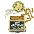 White Sage Mage Organic Incense Cones