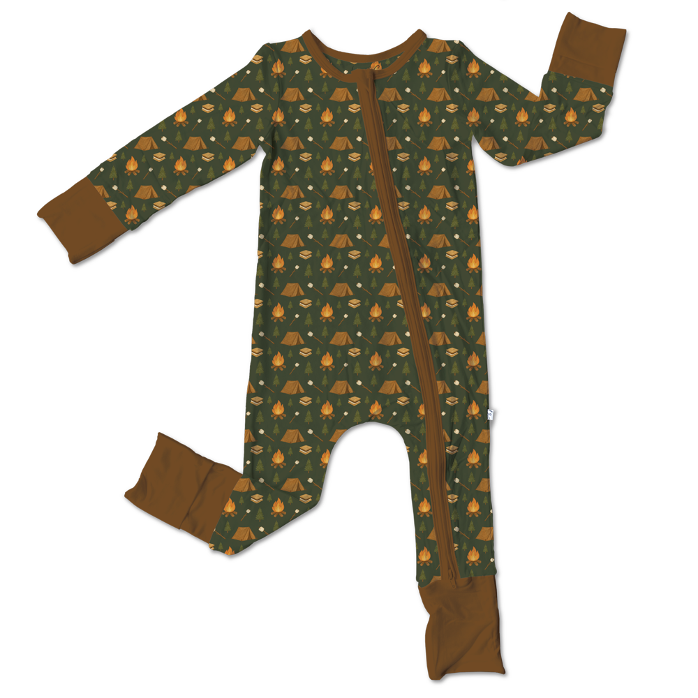 William Camping Bamboo Convertible Footie (Pre-Order)