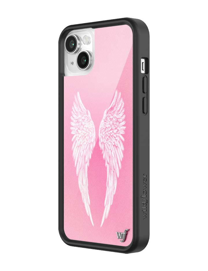 Angel Baby iPhone Case with Soft Pink Wings Design - Image 46