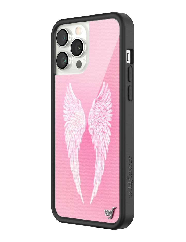 Angel Baby iPhone Case with Soft Pink Wings Design - Image 42