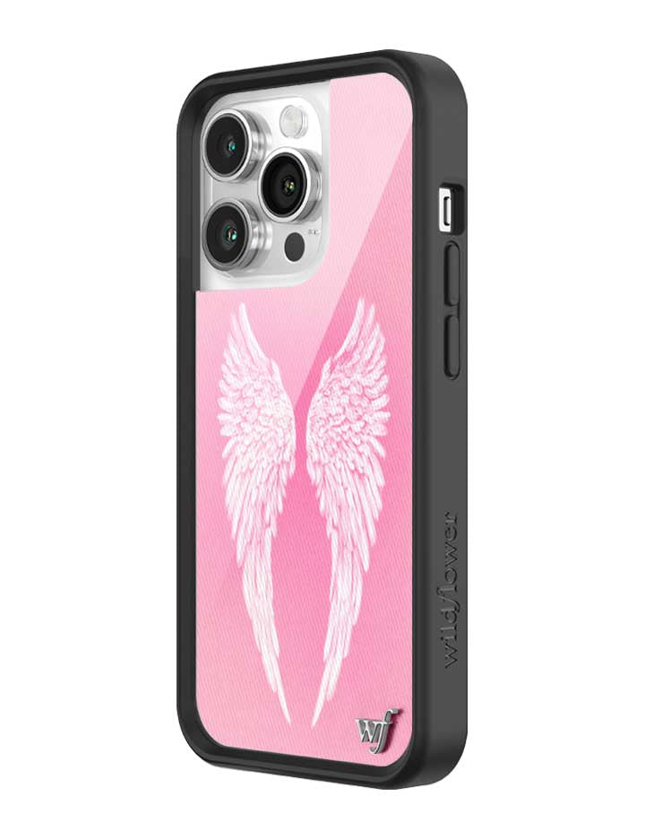 Angel Baby iPhone Case with Soft Pink Wings Design - Image 38