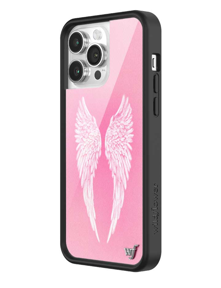 Angel Baby iPhone Case with Soft Pink Wings Design - Image 34