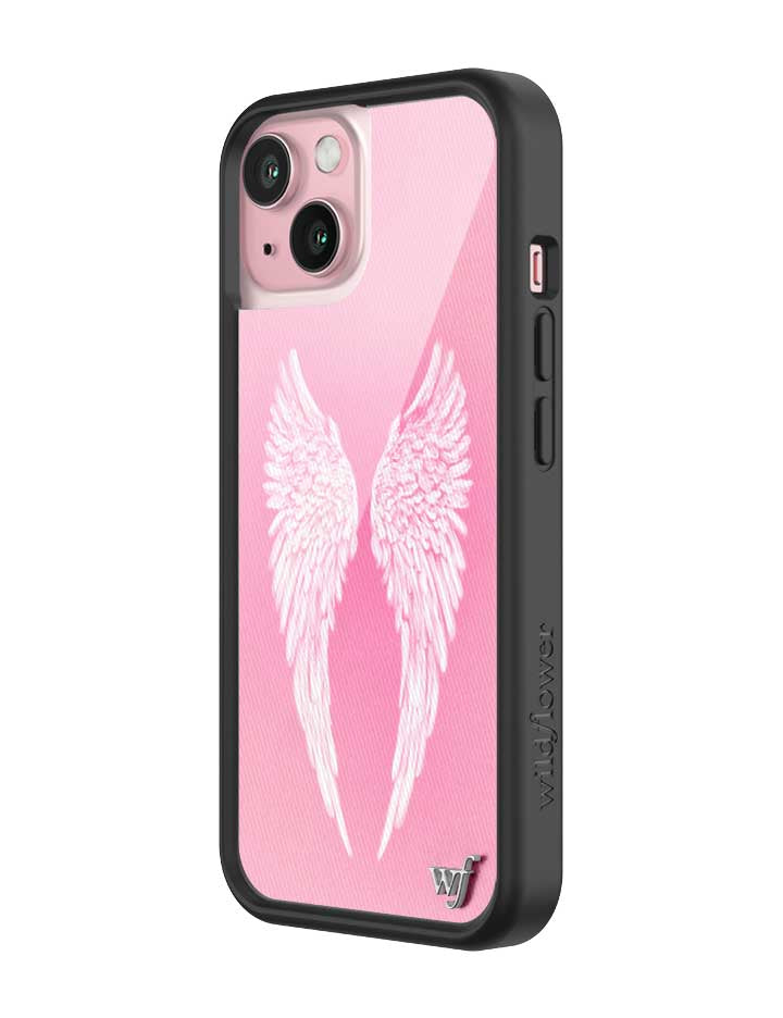Angel Baby iPhone Case with Soft Pink Wings Design - Image 32
