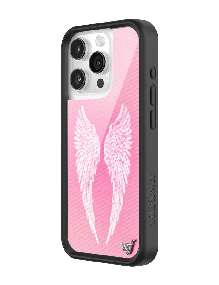 Angel Baby iPhone Case with Soft Pink Wings Design - Image 30