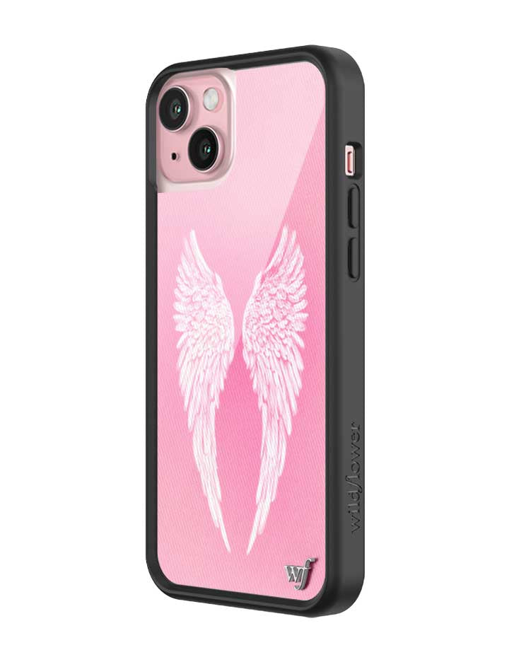 Angel Baby iPhone Case with Soft Pink Wings Design - Image 28