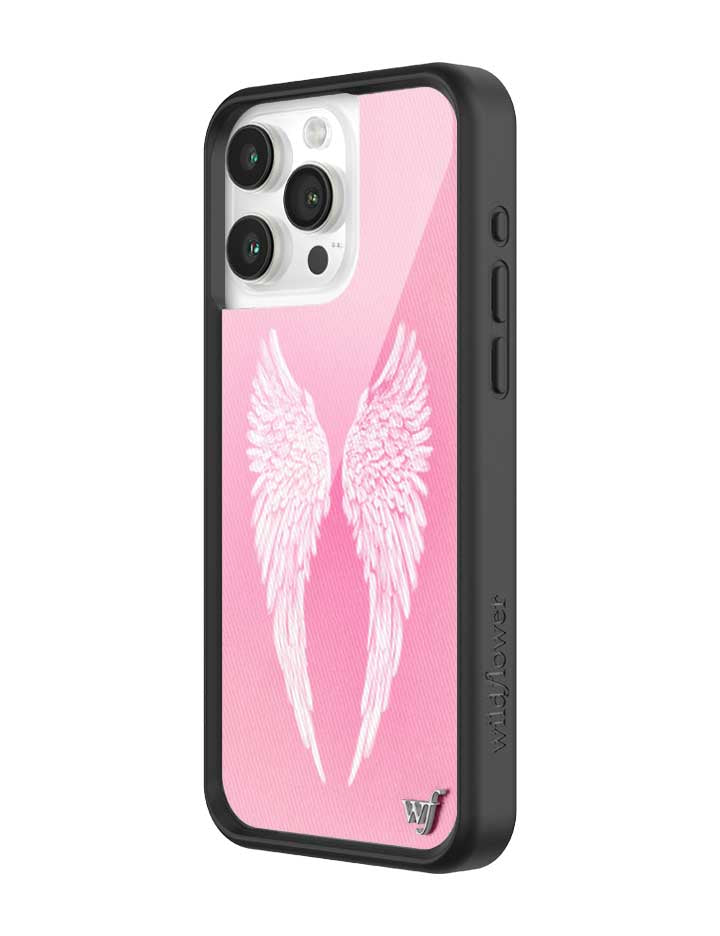 Angel Baby iPhone Case with Soft Pink Wings Design - Image 26