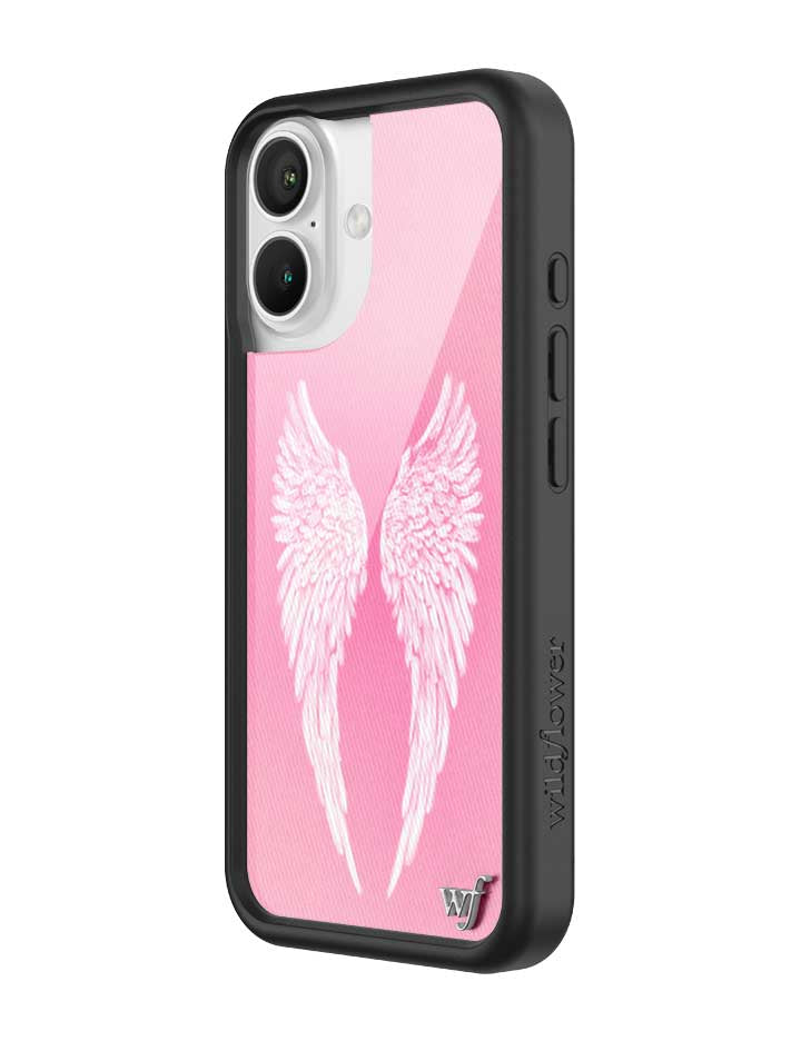 Angel Baby iPhone Case with Soft Pink Wings Design - Image 22