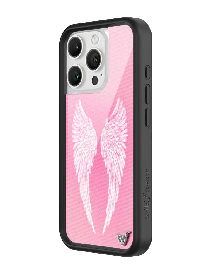 Angel Baby iPhone Case with Soft Pink Wings Design - Image 20