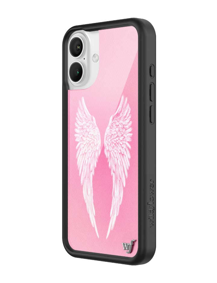 Angel Baby iPhone Case with Soft Pink Wings Design - Image 18
