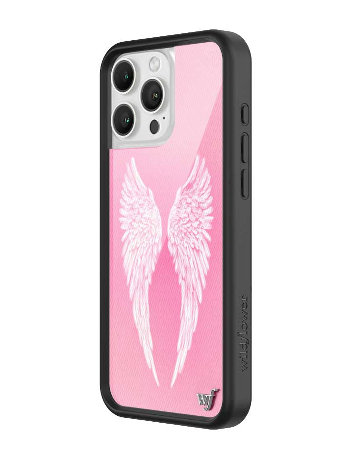 Angel Baby iPhone Case with Soft Pink Wings Design - Image 16