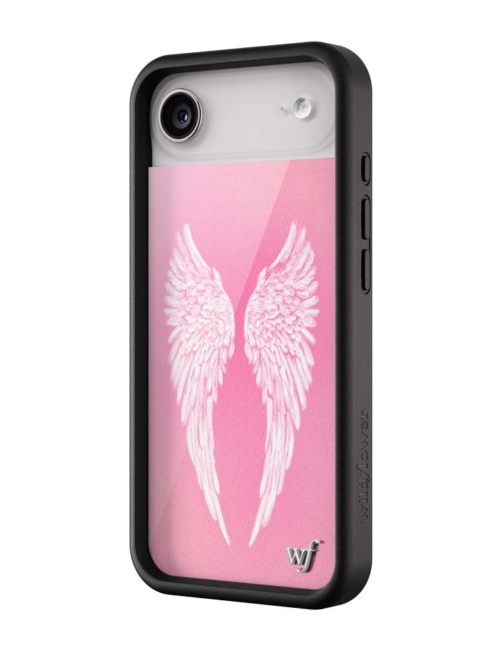 Angel Baby iPhone Case with Soft Pink Wings Design - Image 13