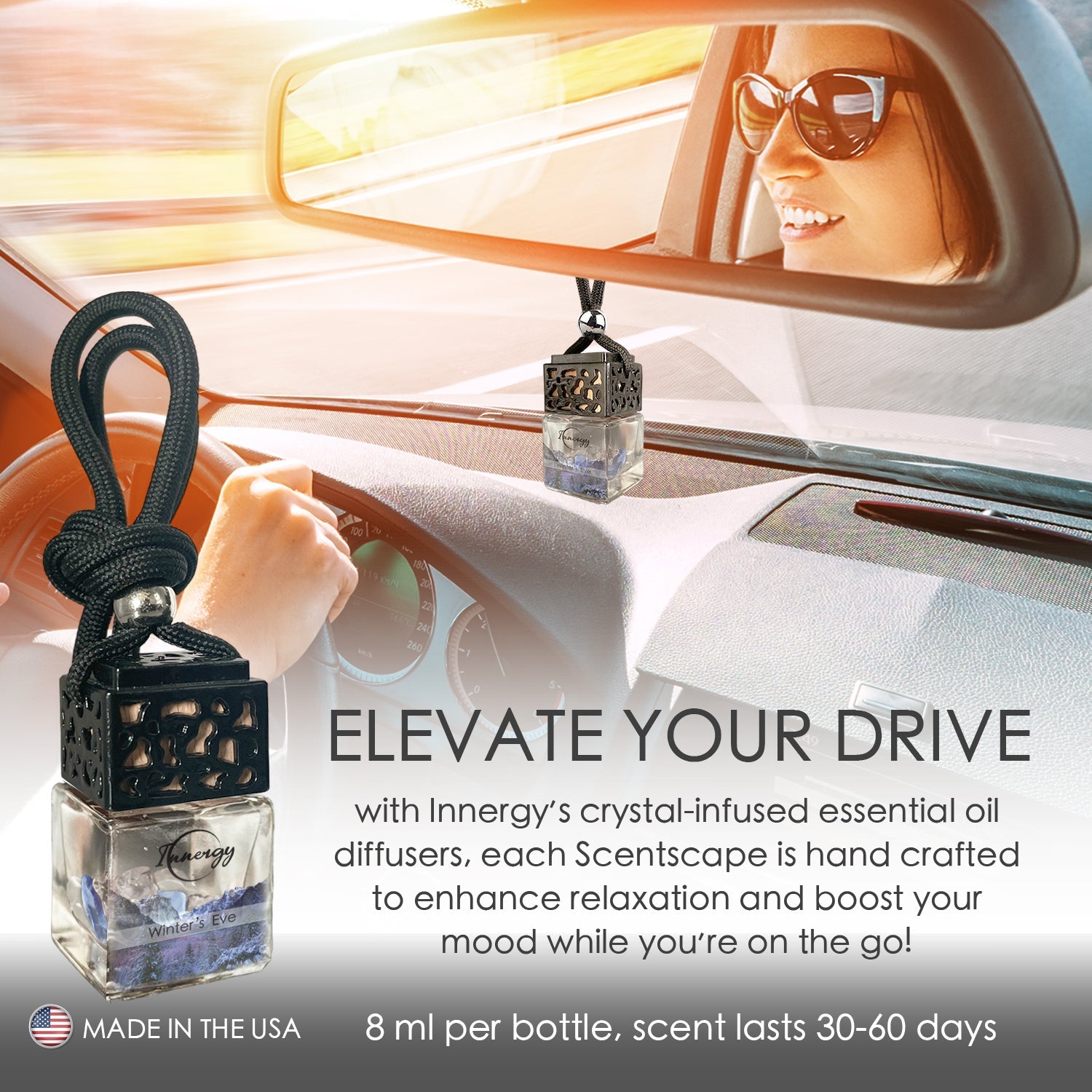 Winters Eve Crystal-Enhanced Car Oil Diffuser Limited Edition - Image 3