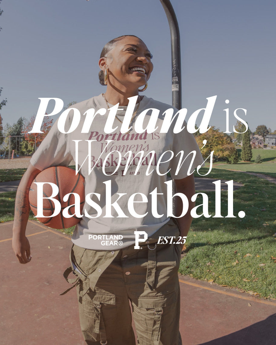 Women's Portland Basketball Tee - Heavy Cotton