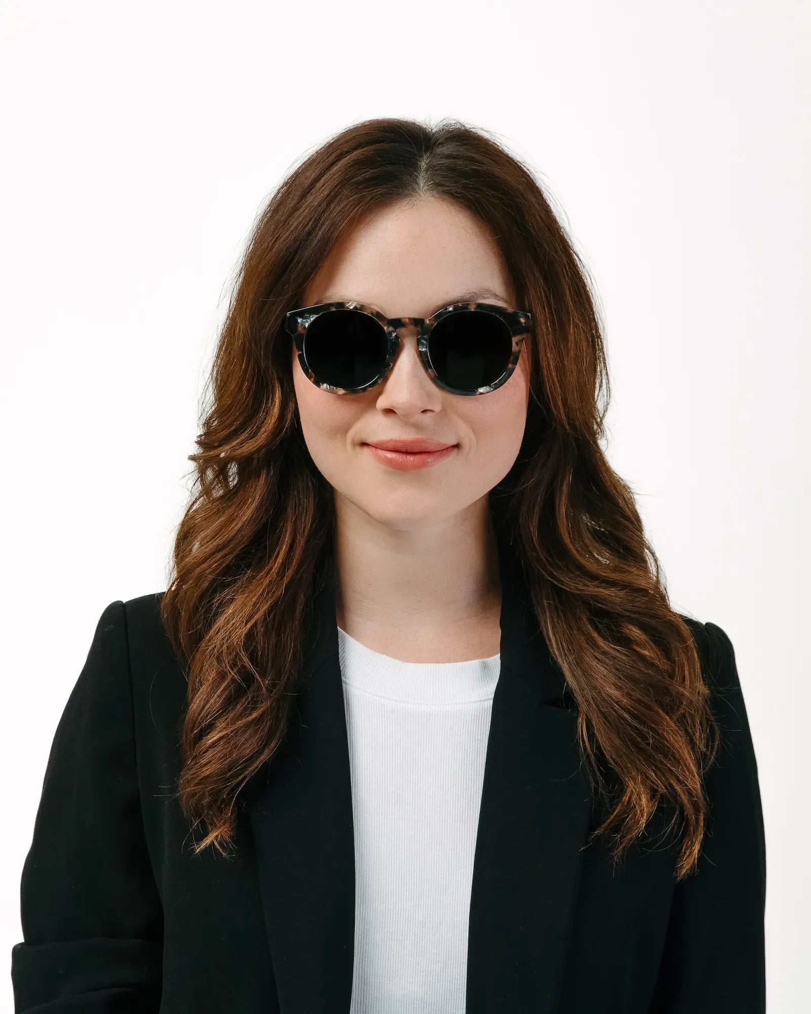 The Quinn Brown Pearl Polarized Sunglasses with Italian Acetate