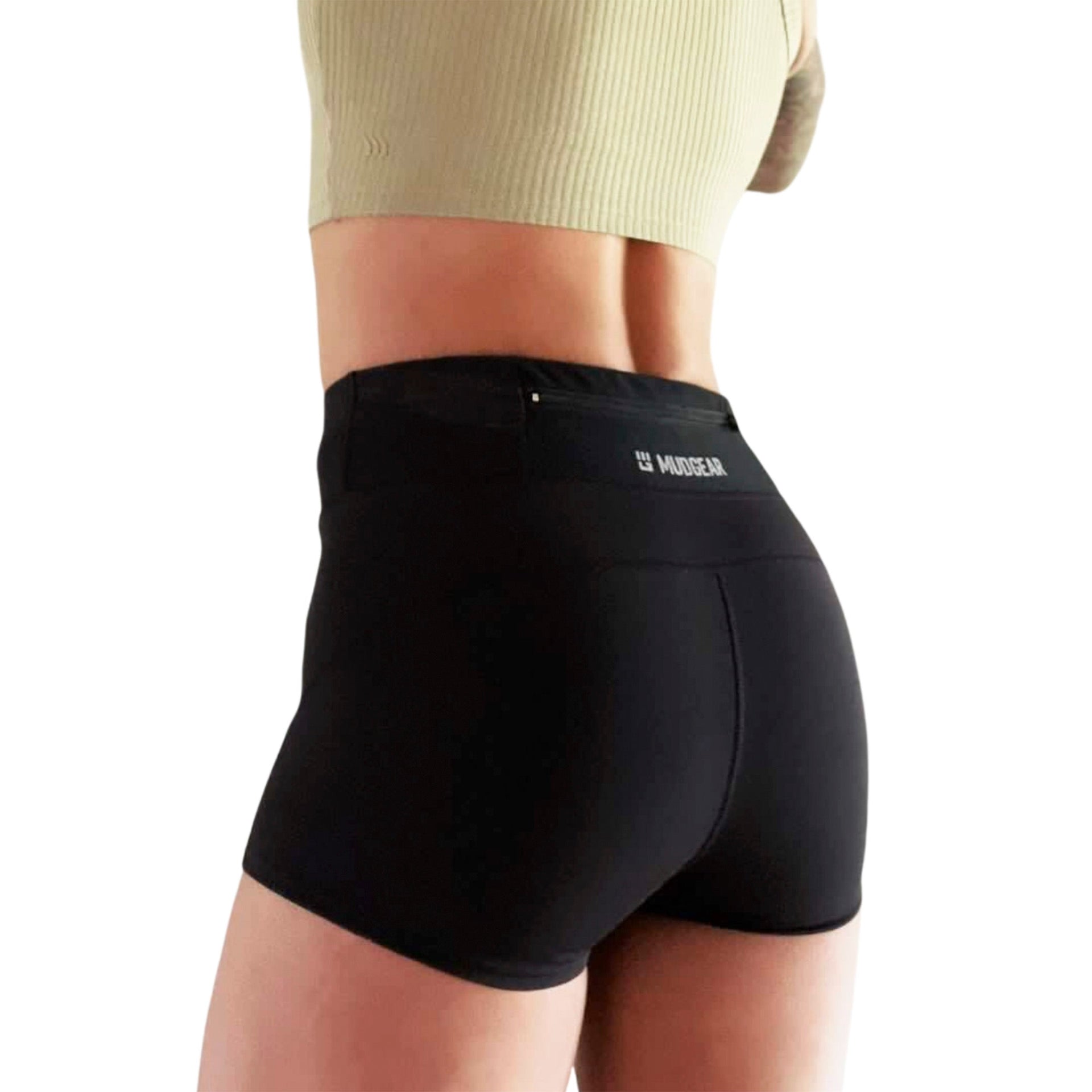 Women's Flex-Fit Compression Shorts 2-Inch Inseam Black - Image 7