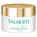 Valmont Wonder Falls cream-to-oil makeup remover in elegant white, gold, and green packaging.
