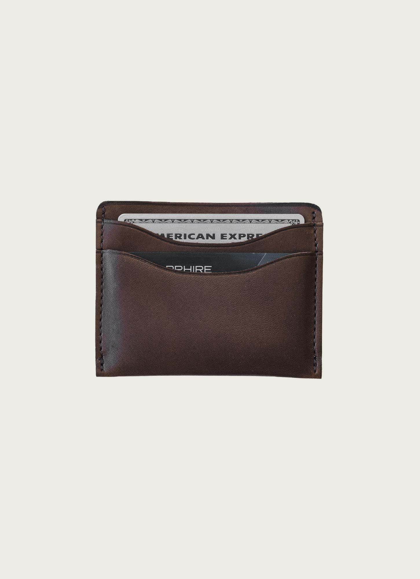 Slim Card Wallet for Minimalists - Tan, Desert Black & More