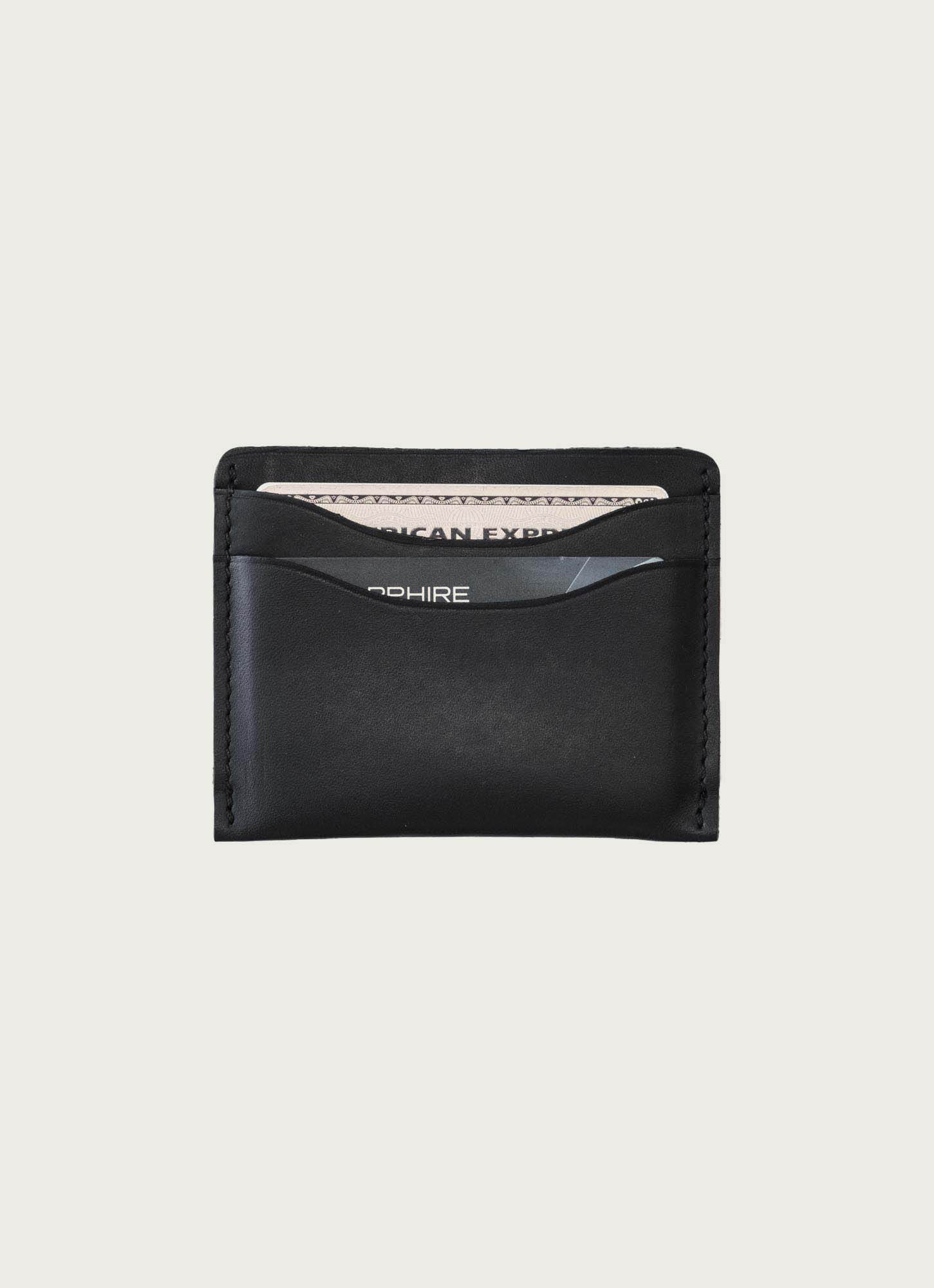 Slim Card Wallet for Minimalists - Tan, Desert Black & More