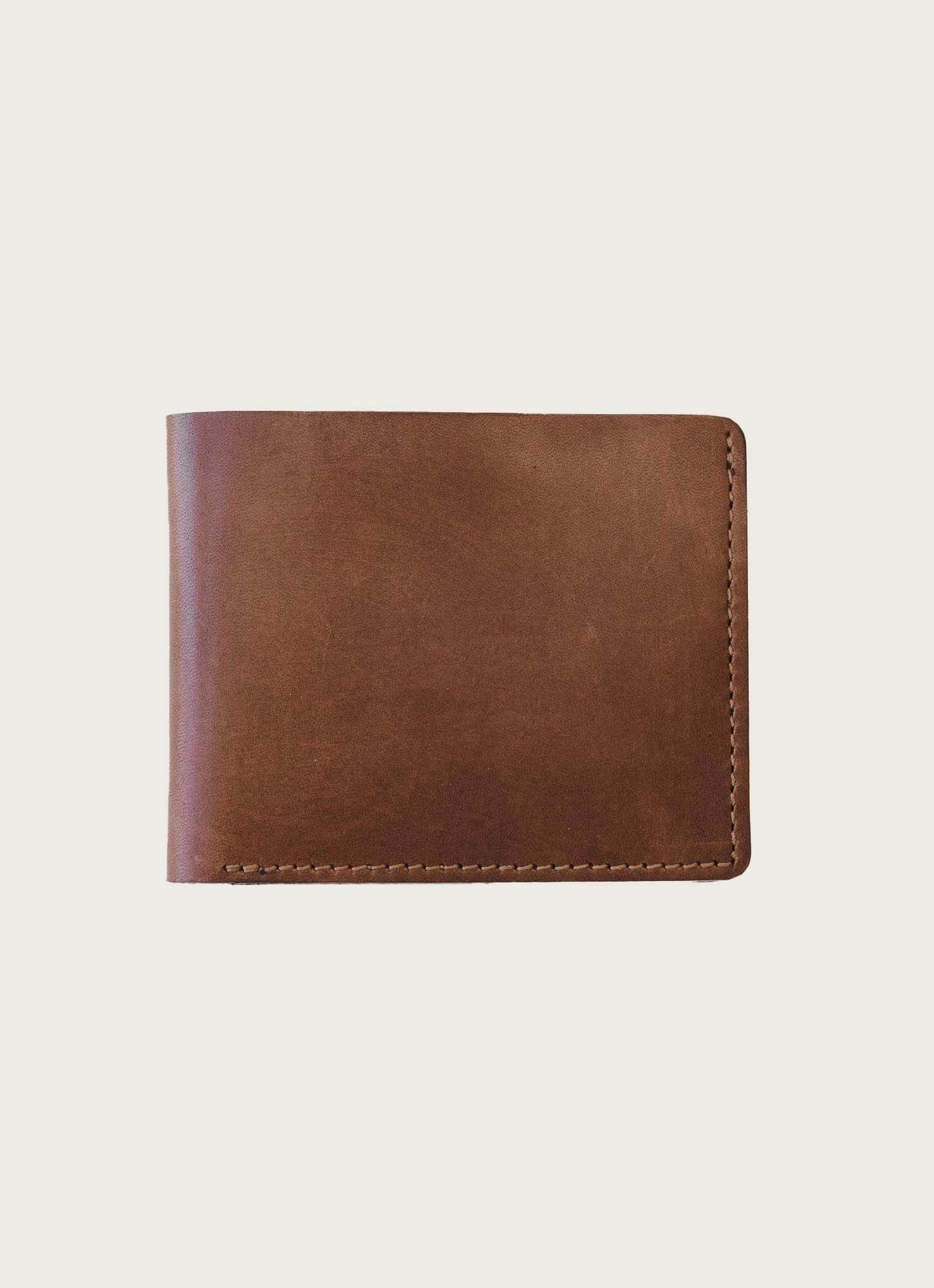 Tan Leather Bifold Wallet
