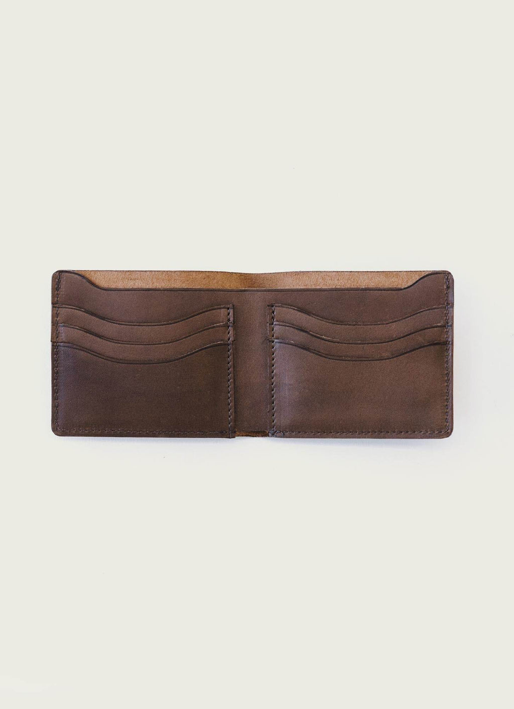 Tan Leather Bifold Wallet