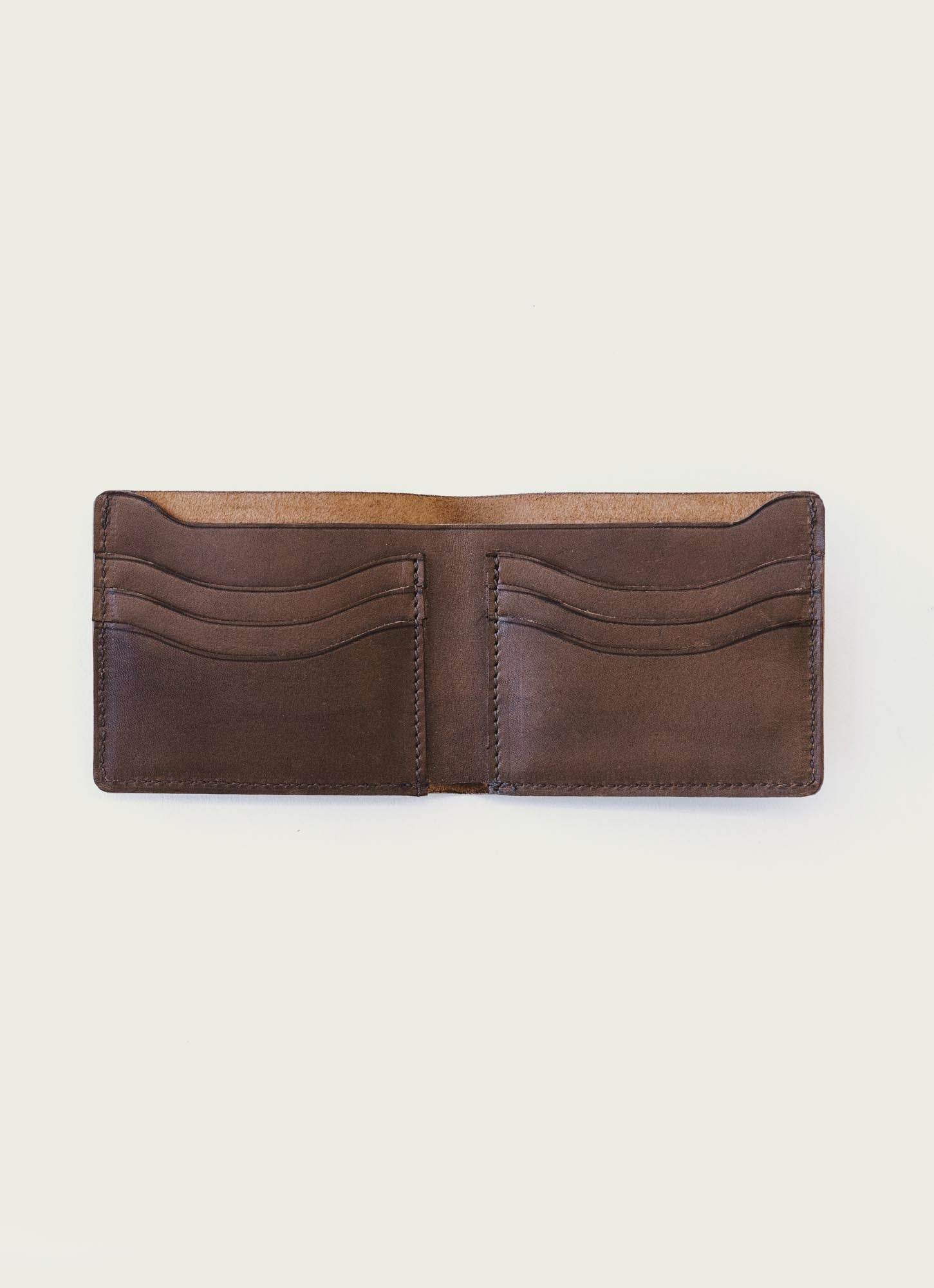 Tan Leather Bifold Wallet