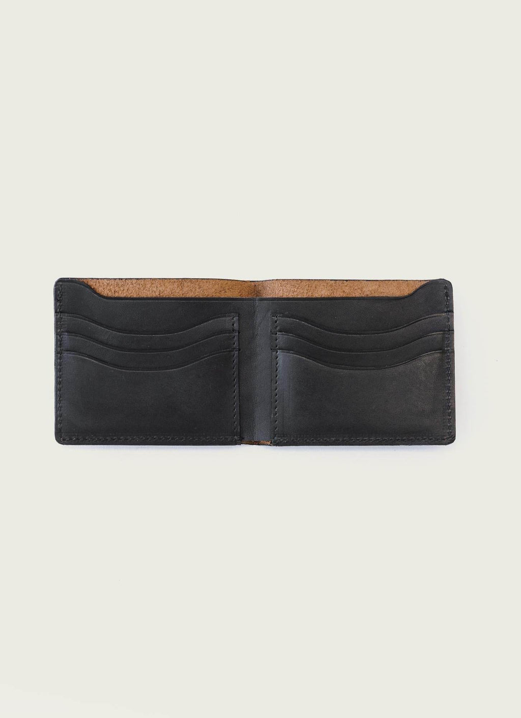 Tan Leather Bifold Wallet
