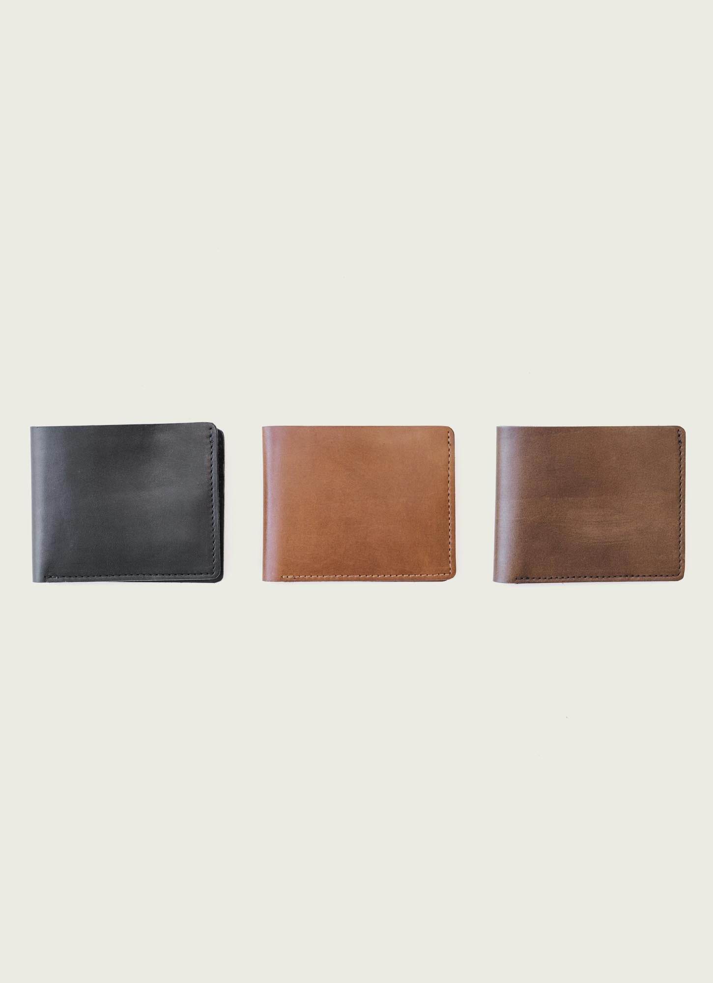 Tan Leather Bifold Wallet