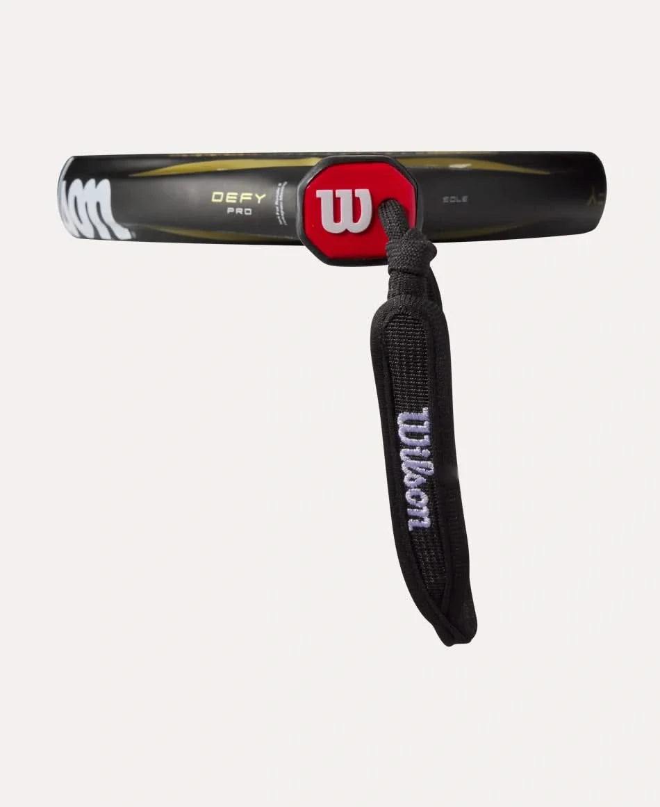 Wilson Defy Pro V1 Padel Racket 2025 Black Gold - Image 6