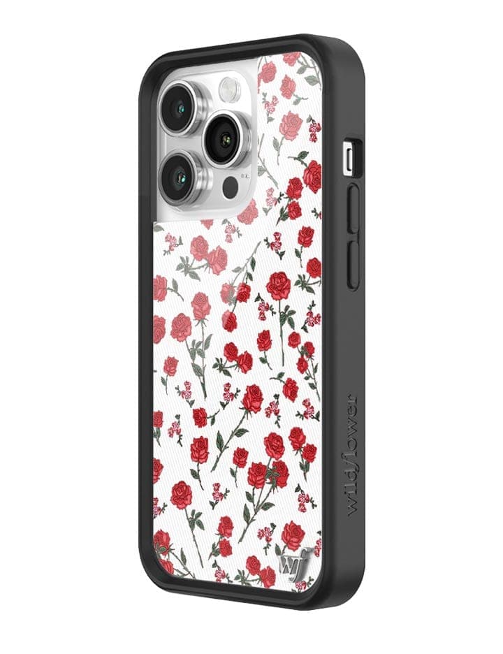 Red Roses iPhone Case Floral Romantic Phone Cover - Image 21
