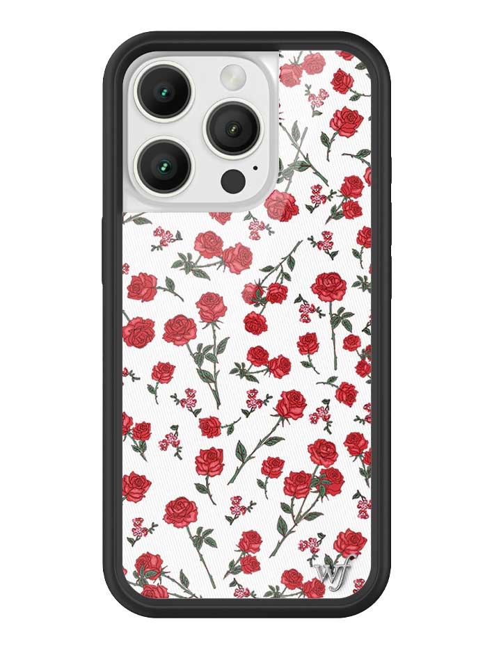 Red Roses iPhone Case Floral Romantic Phone Cover - Image 5
