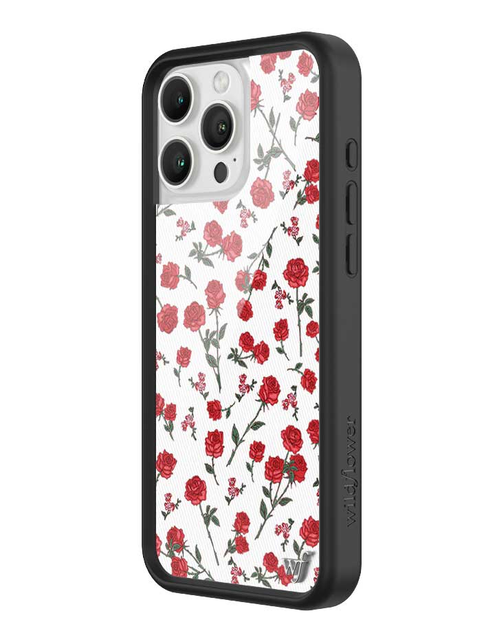Red Roses iPhone Case Floral Romantic Phone Cover - Image 2