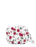 Red Roses AirPods Protective Case with Keychain Attachment