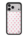 Polka Dot | White and Pink iPhone Case