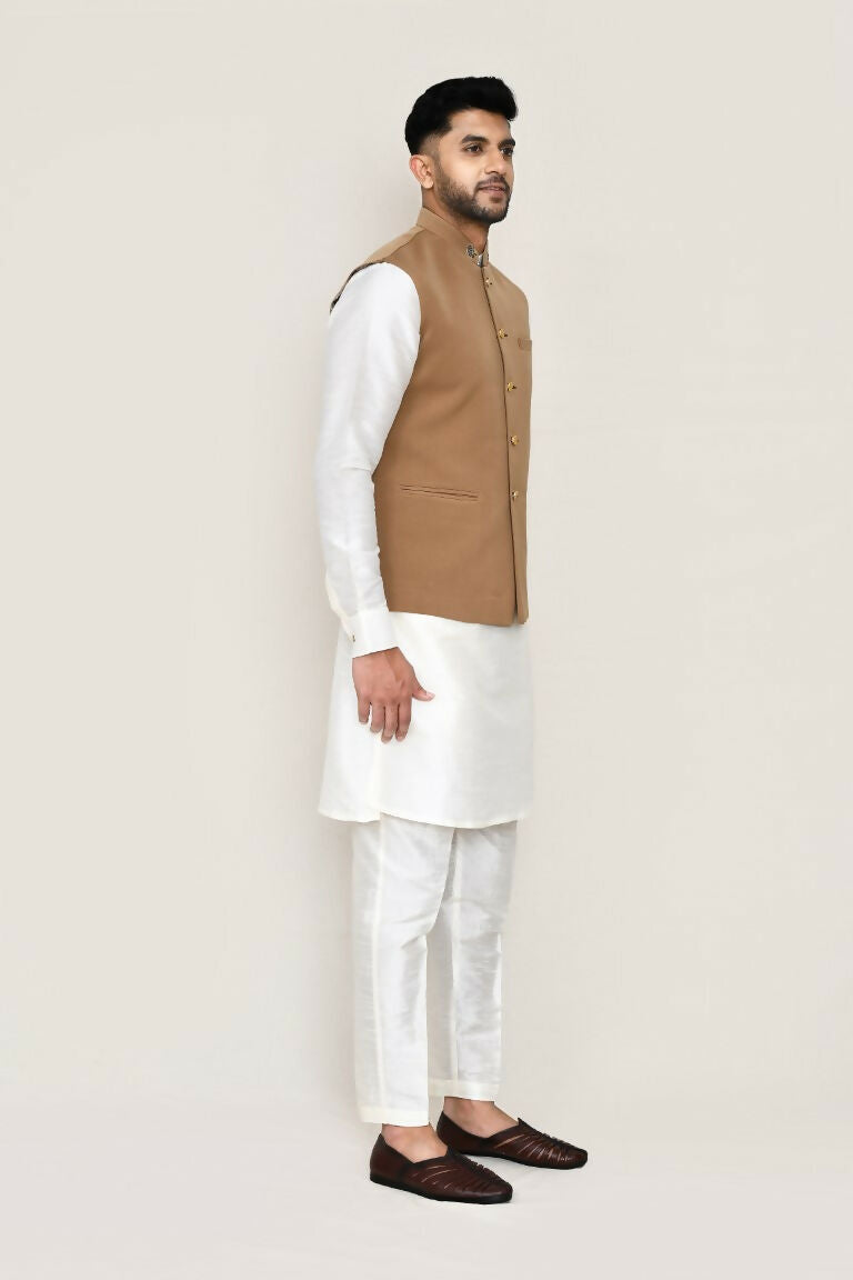 Joban Fashion Chiku Colored Terry Rayon Work Men's Jacket