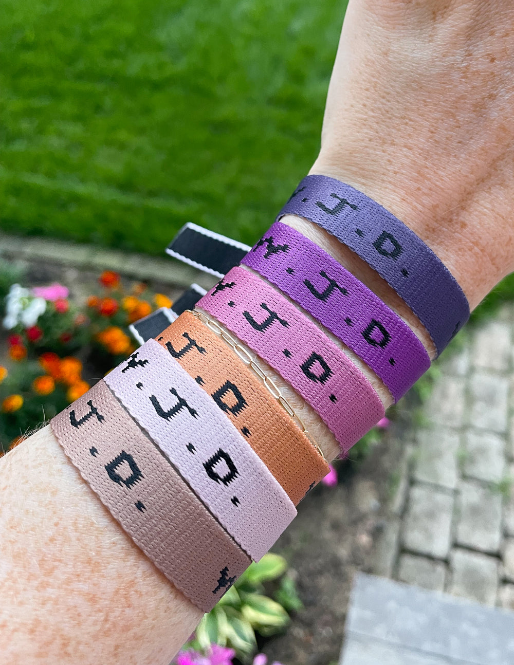 WWJD Paradise Bracelet Pack - Adjustable Faith Jewelry in 6 Shades