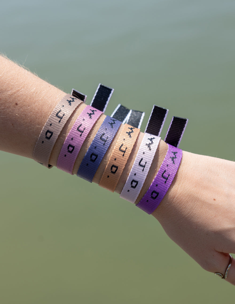 WWJD Paradise Bracelet Pack - Adjustable Faith Jewelry in 6 Shades