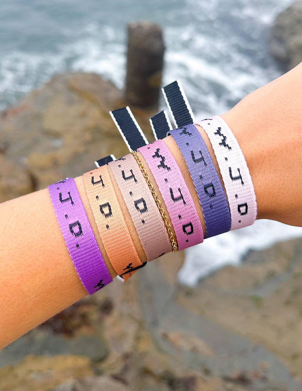WWJD Paradise Bracelet Pack - Adjustable Faith Jewelry in 6 Shades