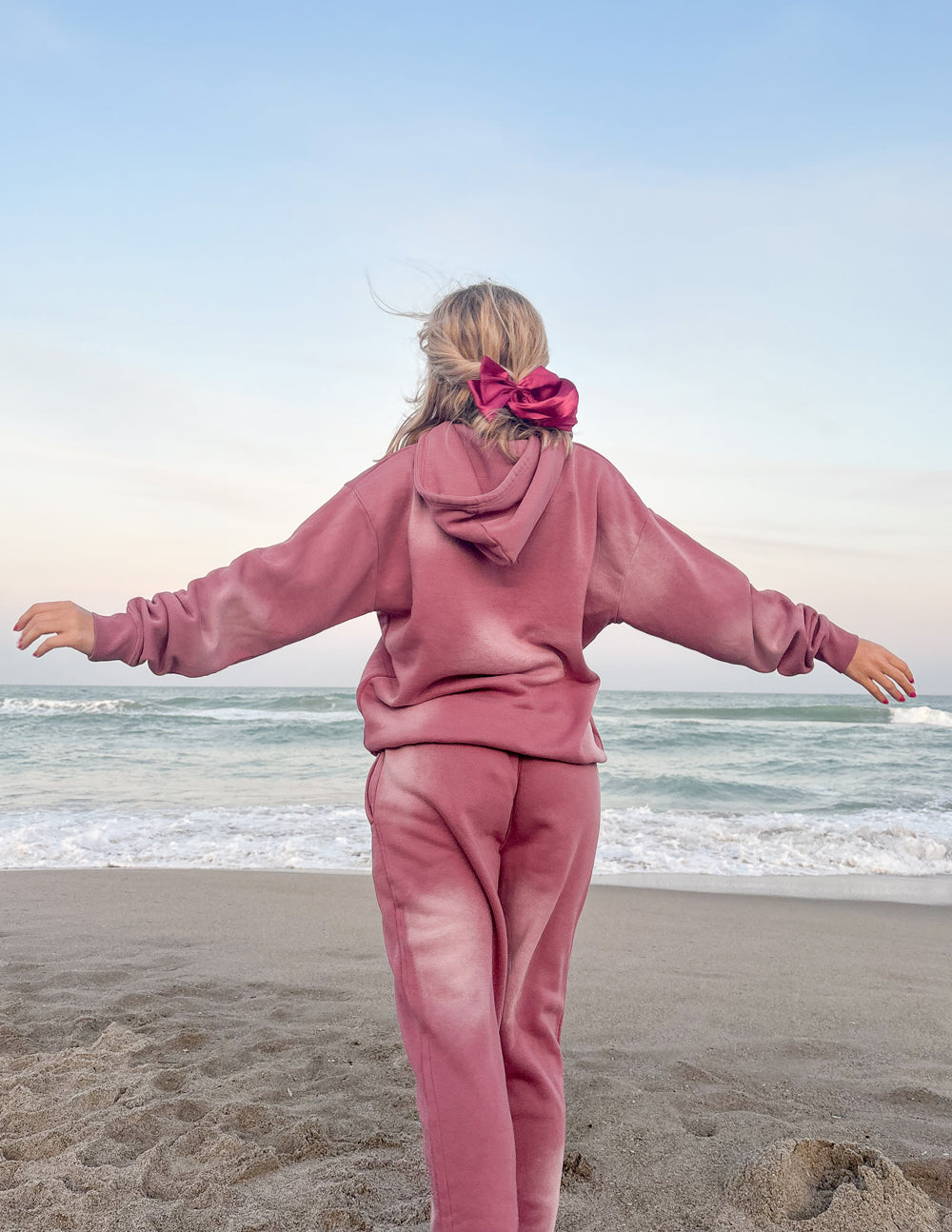 WWJD Unisex Jogger Sweatpants in Vintage Rose - Image 8