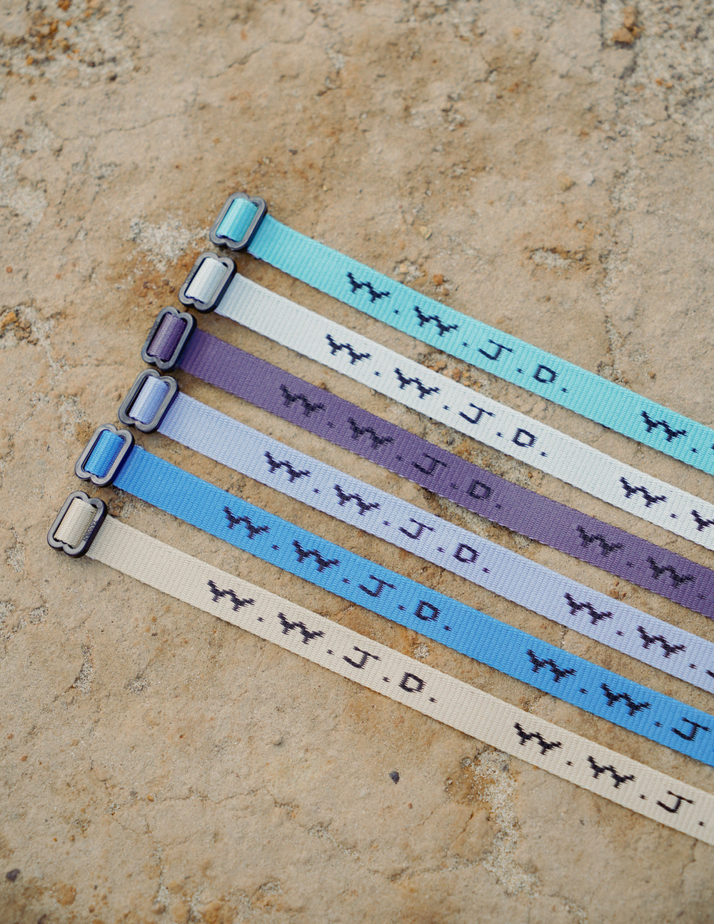 WWJD Surf Bracelet Pack Adjustable Woven Wristbands 6-Piece Set