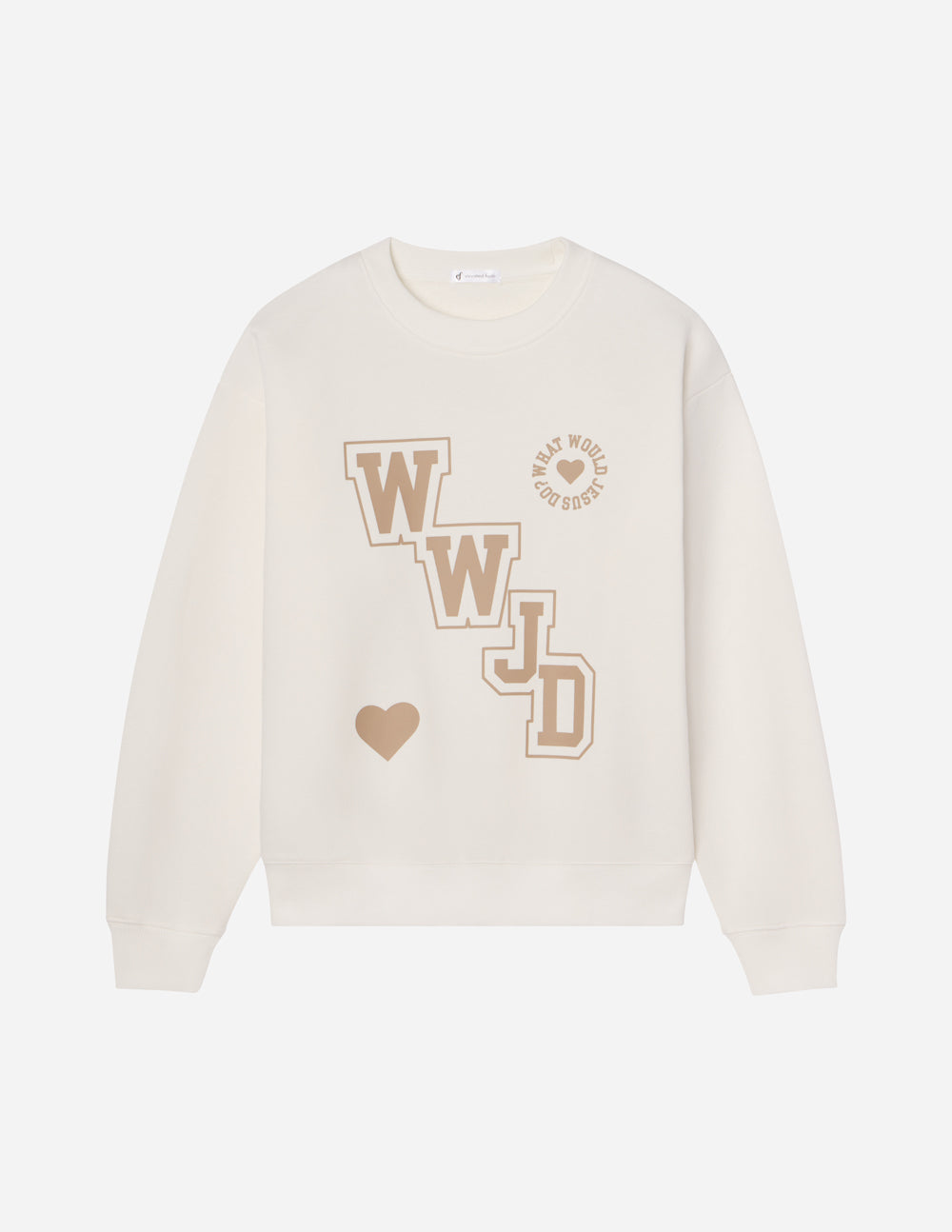 WWJD Varsity Unisex Crewneck Sweatshirt - Image 9