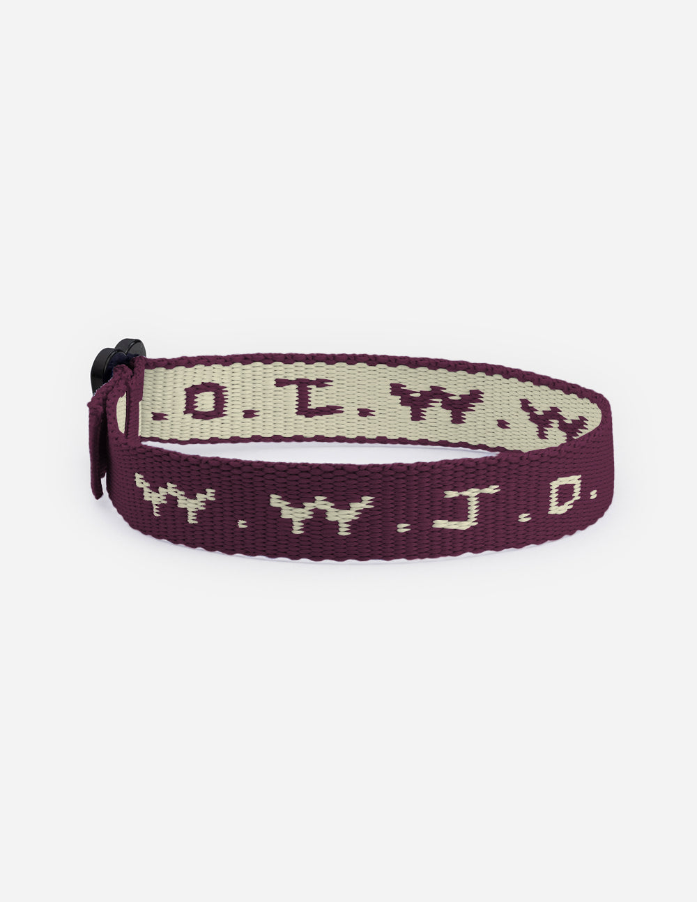 WWJD Cyber Bracelet Pack 6-Piece Adjustable Woven Wristbands