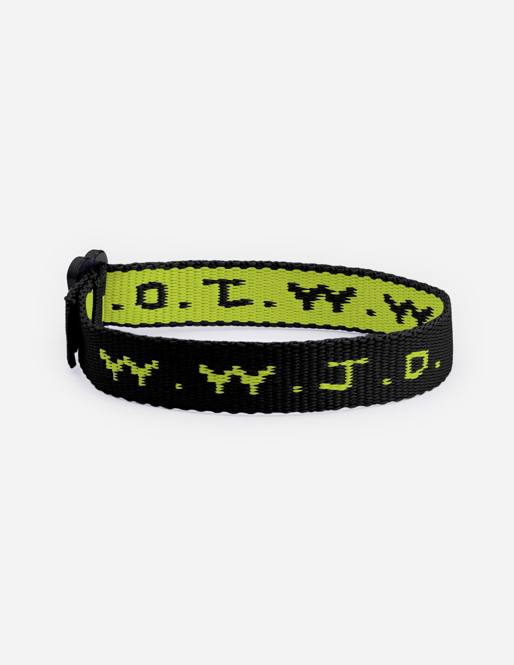 WWJD Cyber Bracelet Pack 6-Piece Adjustable Woven Wristbands