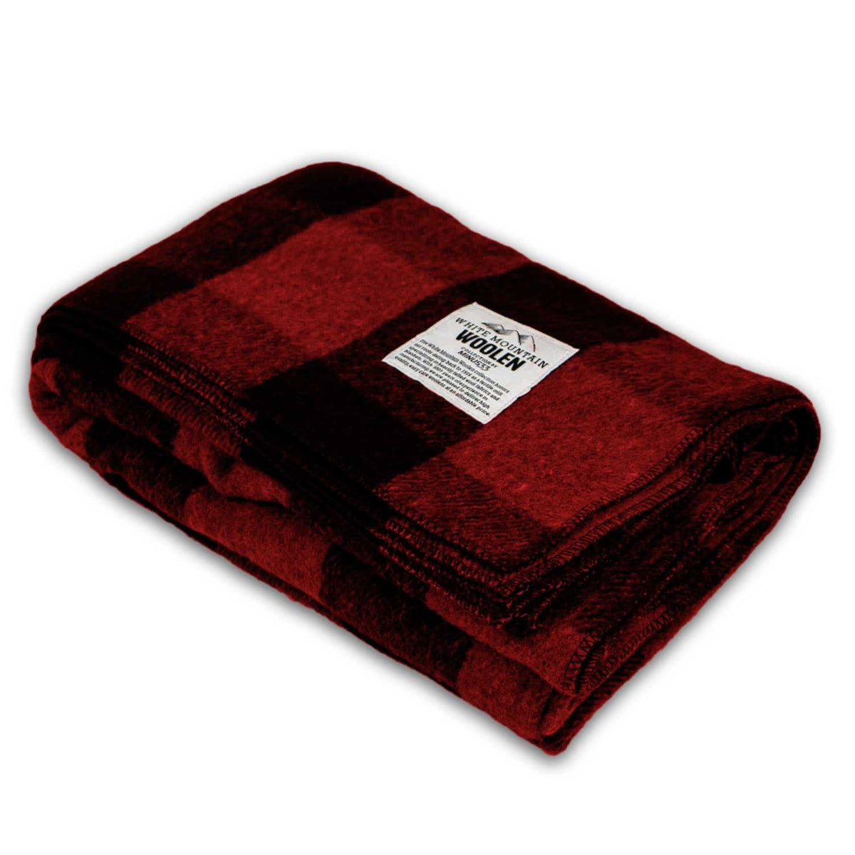 Oversized Recycled Wool Lodge Blanket for Camping and Outdoors