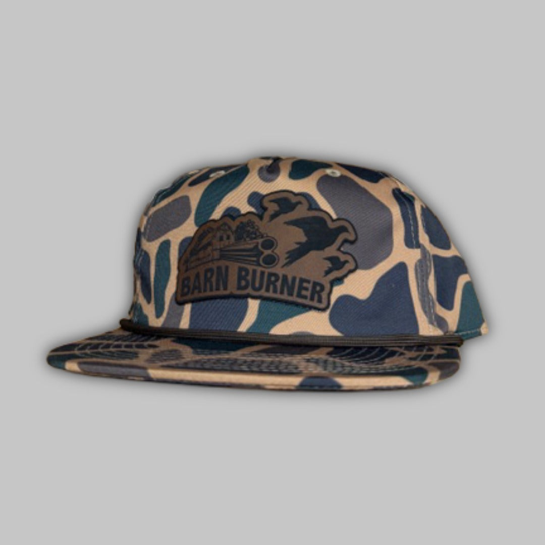 Barn Burner Rope Hat - Classic Dove Hunting Snapback Cap